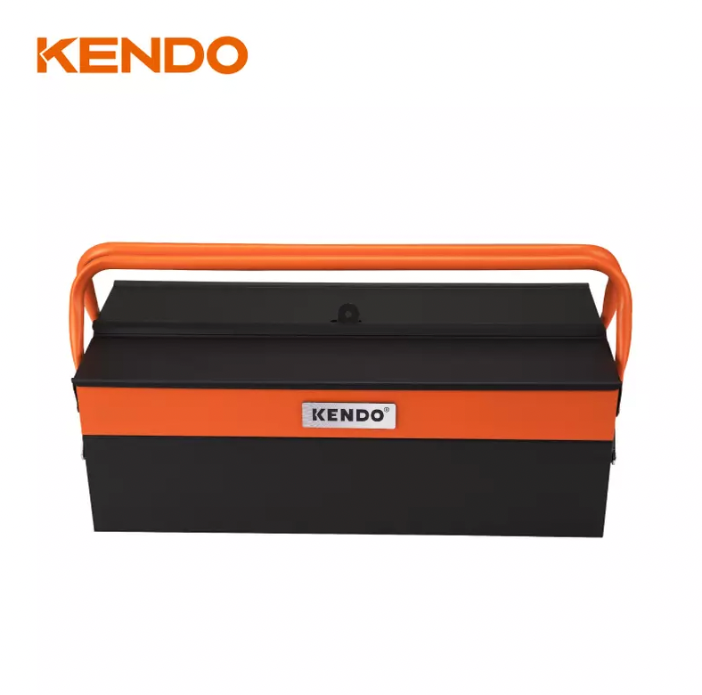 KENDO 3-TRAY CANTILEVER METAL TOOL BOX - 90200 KENDO 3-TRAY CANTILEVER METAL TOOL BOX - 90200