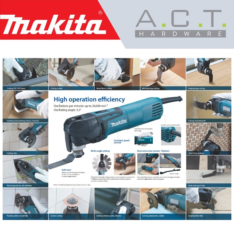 MAKITA TM3010C CORDED  MULTI TOOL MAKITA TM3010C CORDED  MULTI TOOL