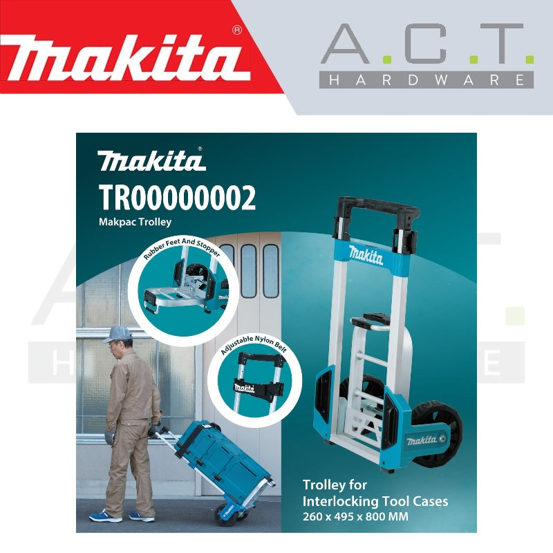 MAKITA MAKPAC INTERLOCKING HAND TROLLEY MAKITA MAKPAC INTERLOCKING HAND TROLLEY