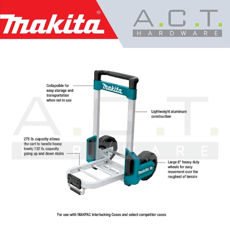 MAKITA MAKPAC INTERLOCKING HAND TROLLEY MAKITA MAKPAC INTERLOCKING HAND TROLLEY