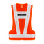 U-BEST BANKSMAN RED SAFETY VEST WITH LED LIGHTS & GREY REFLECTIVE STRIP