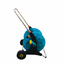 U-BEST GARDEN HOSE REEL WITH WHEELS COMES WITH 20M HOSE, HOSE GUN, 4PC NOZZLE SET HIGH STAND
