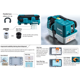 MAKITA VC014GLZ, 40V CORDLESS BRUSHLESS WET & DRY VACUUM, 7.5L, HEPA FLITER