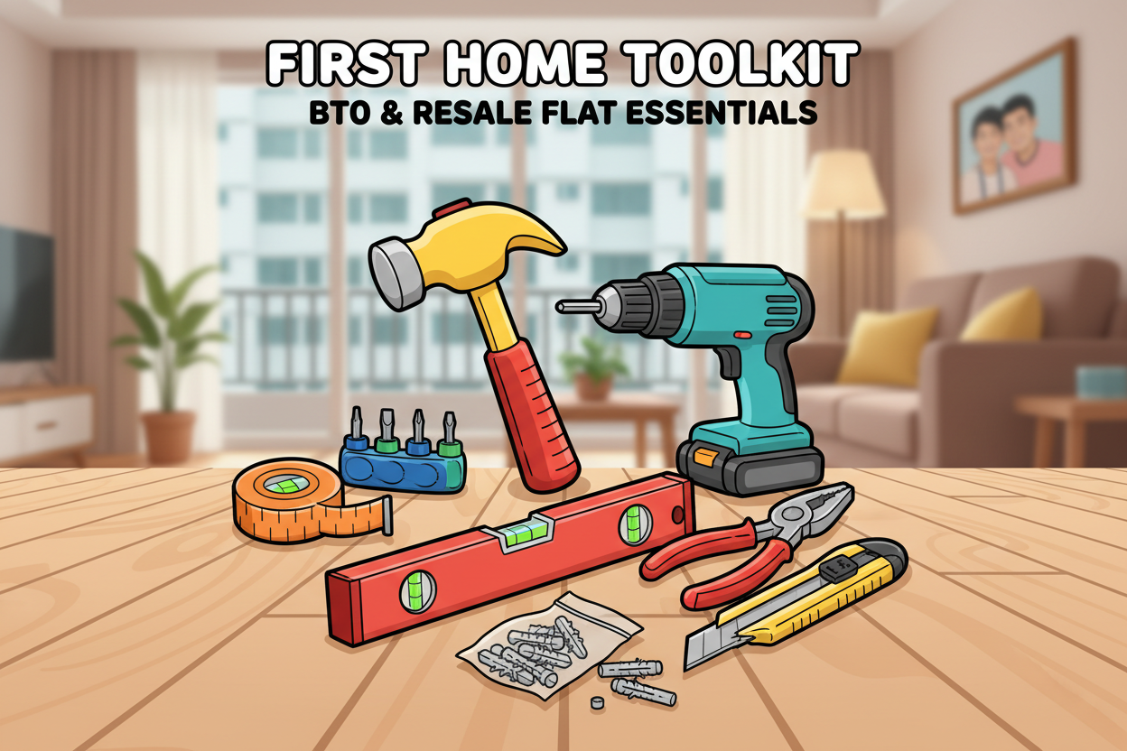 Your First Toolkit: What to Buy for a New BTO or Resale Flat