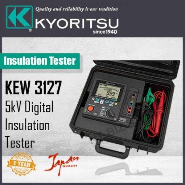 KYORITSU 3127 HIGH VOLTAGE INSULATION TESTER Main image