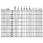 VESSEL 6100 SERIES, CRYSTALINE THIN SHANK SCREWDRIVER, PHILLIPS & SLOTTED