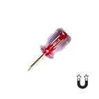 VESSEL NO.6200 SERIES, CRYSTALINE STUBBY MAGNETIC TIP SCREWDRIVER, PHILLIPS & SLOTTED