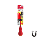 VESSEL NO.200 SERIES, VDE BALL GRIP INSULATED MAGNETIC TIP SCREWDRIVER, PHILLIPS & SLOTTED