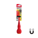 VESSEL NO.200 SERIES, VDE BALL GRIP INSULATED MAGNETIC TIP SCREWDRIVER, PHILLIPS & SLOTTED