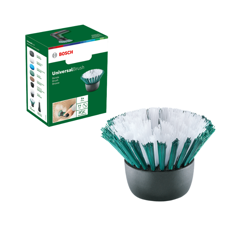 POWERFUL BOSCH BRISTLE BRUSH ATTATCHMENT, 71MM, USE WITH CORDLESS UNIVERSAL BRUSH