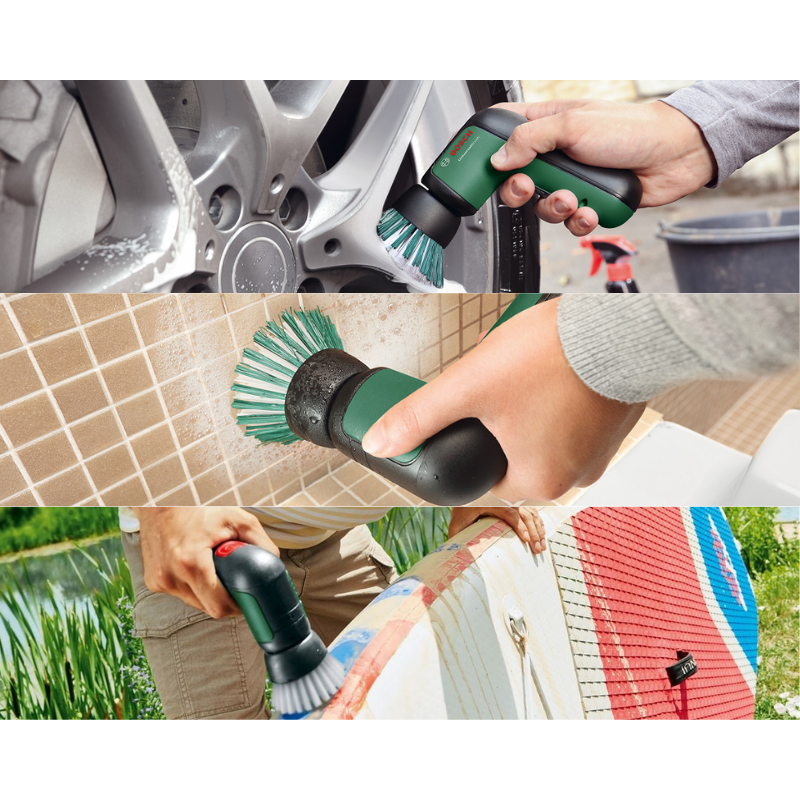 POWERFUL BOSCH BRISTLE BRUSH ATTATCHMENT, 71MM, USE WITH CORDLESS UNIVERSAL BRUSH