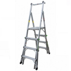 Golden Eagle 2-in-1 Adjustable A-Type Platform Ladder MTPL-04, 4 to 6 Steps, 150kg