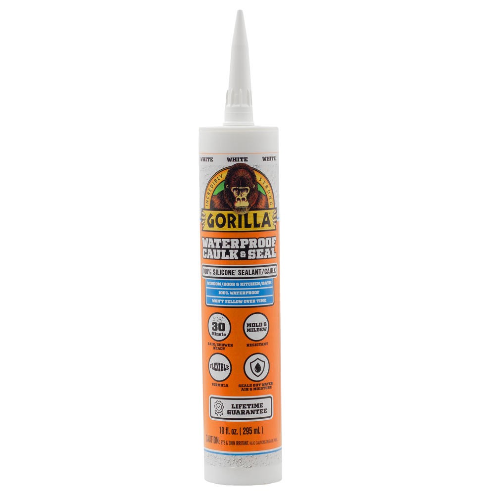 Gorilla Paintable Silicone Sealant White, 295ml Main image