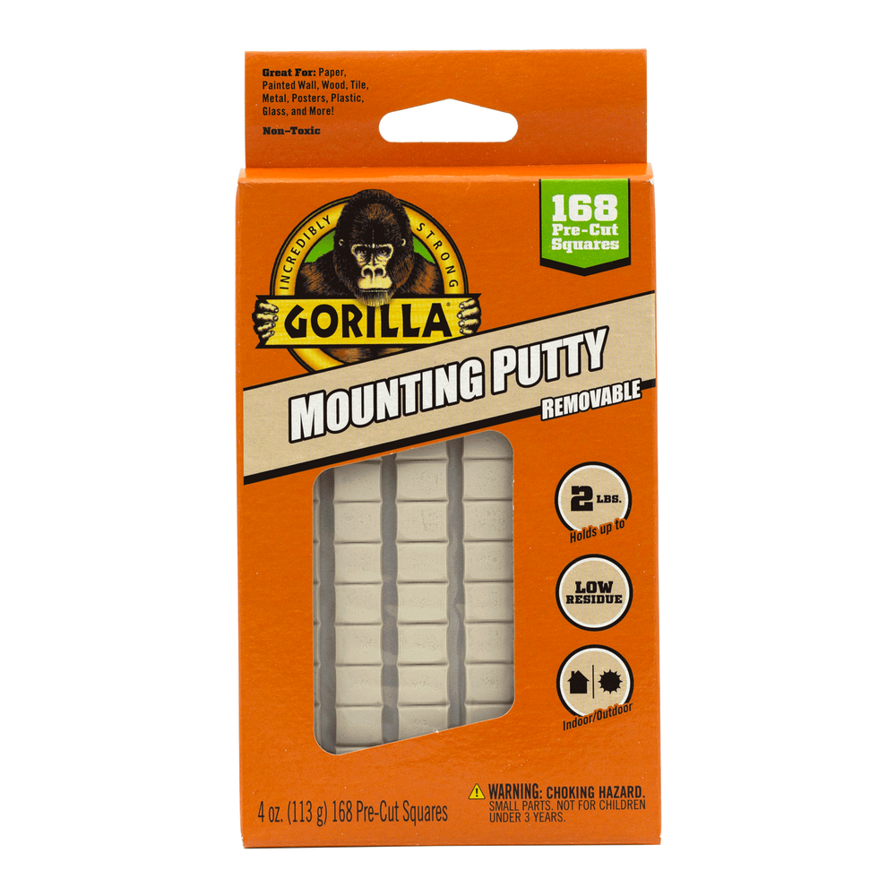 Gorilla Removable Mounting Putty 168 Pieces, 113g Main image