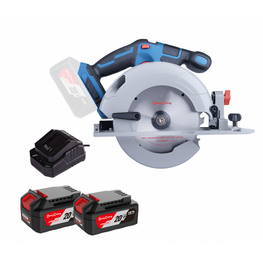 Dongcheng DCMY165BM 20V Max Brushless 165mm Cordless Circular Saw Kit Main image
