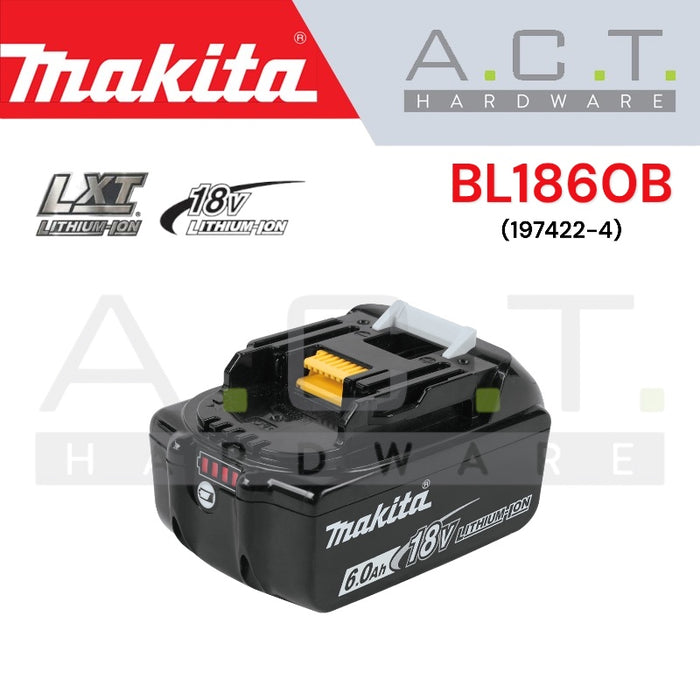 MAKITA BL1860B LI-ION BATTERY (BATTERY FUEL GAUGE)