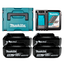 MAKITA 197627-6, MKP3PT184, 18V LI-ON 5.0AH (4PCS), DUAL PORT CHARGER, MAKPAC POWER SOURCE KIT (PSK)