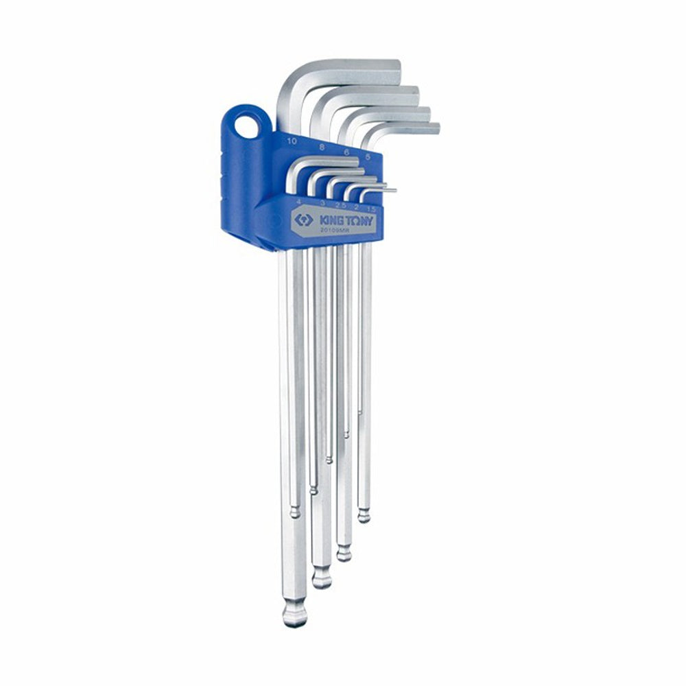 King Tony 20109MR Extra Long Ball Point Hex Key Set Main image