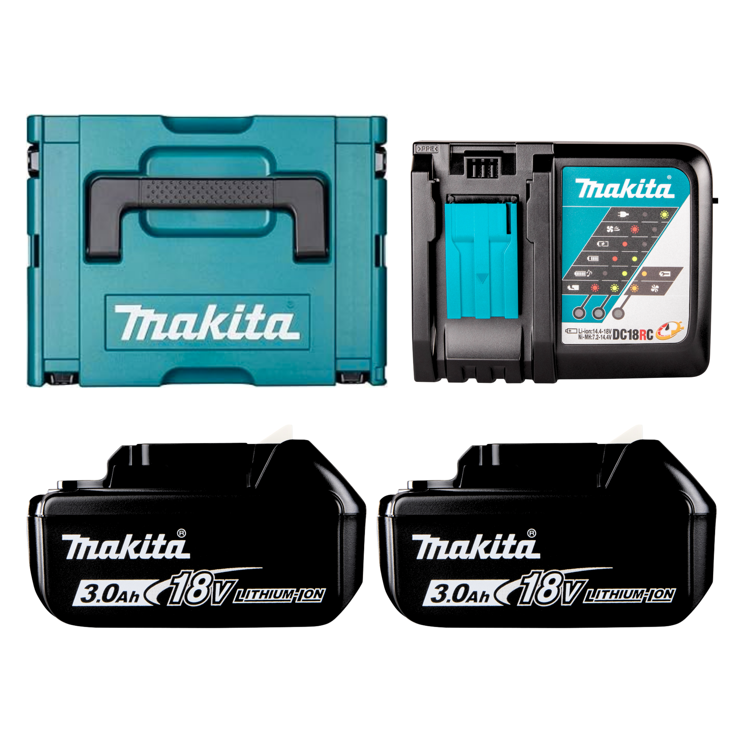 MAKITA 197974-5, MKP1RF182, 18V LI-ON 3.0AH MAKPAC POWER SOURCE KIT (PSK)