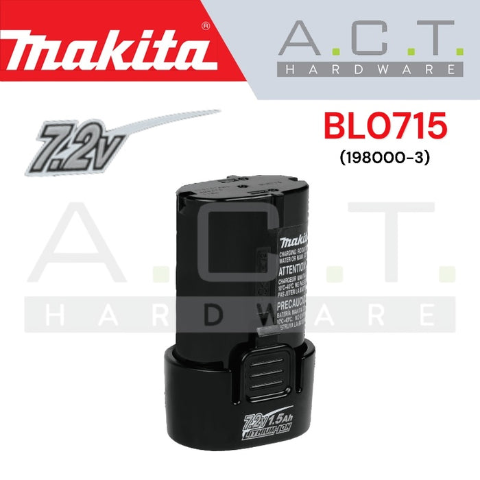 MAKITA BL0715 LI-ION BATTERY (NORMAL BATTERY)