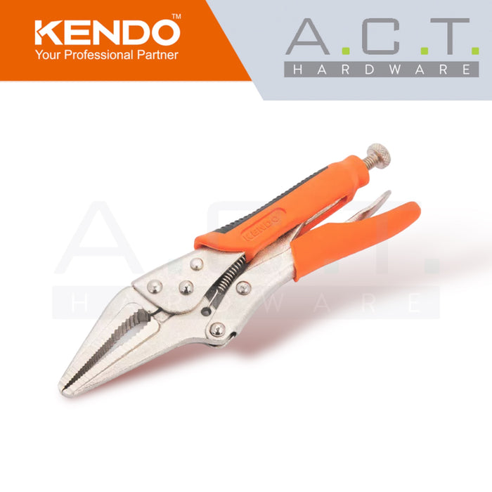 KENDO Hyper Tough Long Nose Locking Pliers - 11611 11612