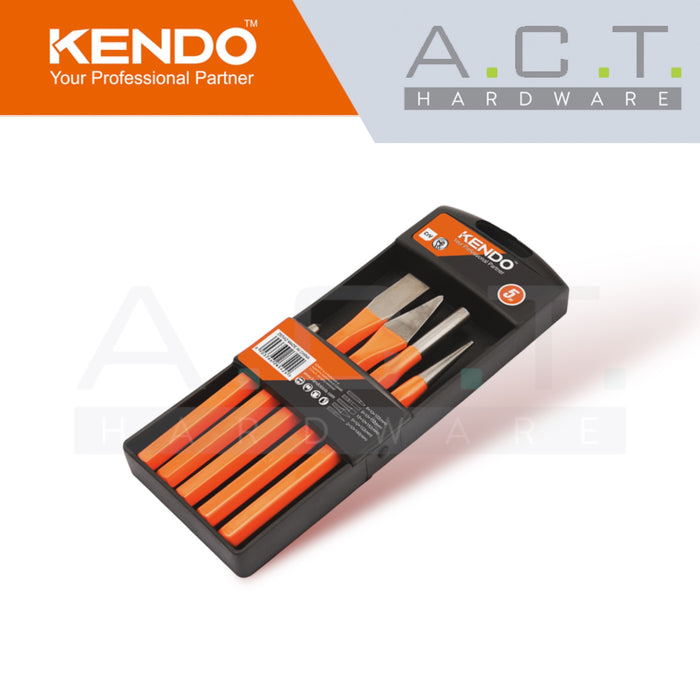 KENDO 5PC PUNCH & CHISEL SET - 26542