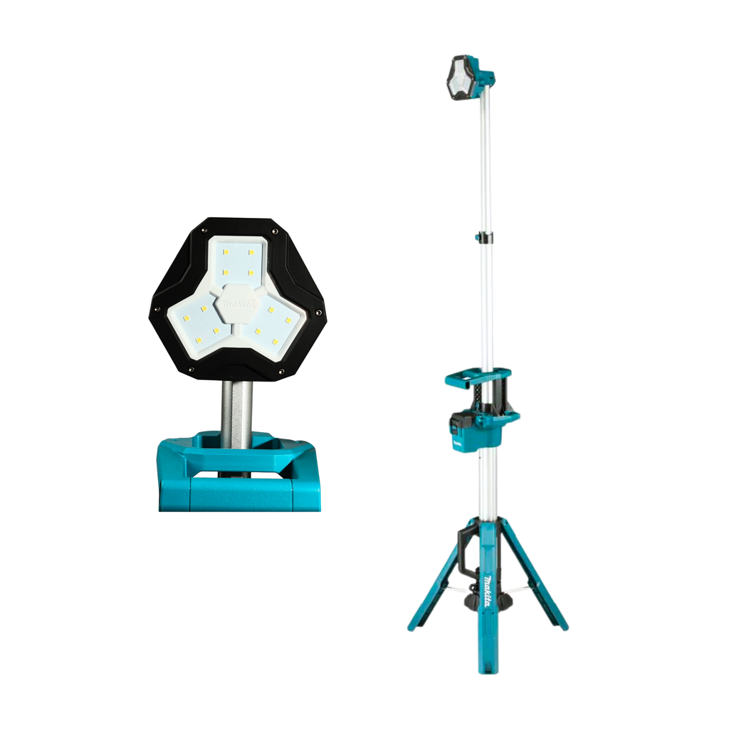 MAKITA DML813, 18V CORDLESS LED TRIPOD WORKLIGHT, 3000 LUMENS