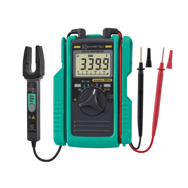 KYORITSU KEWMATE 2001A DIGITAL MULTIMETER WITH OPEN CLAMP SENSOR Main image