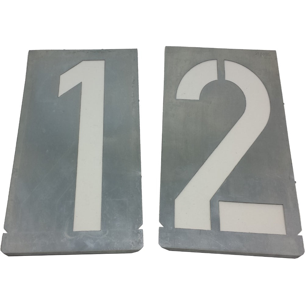 Hunter Number Stencil Plate Set 0-9, 25mm to 300mm