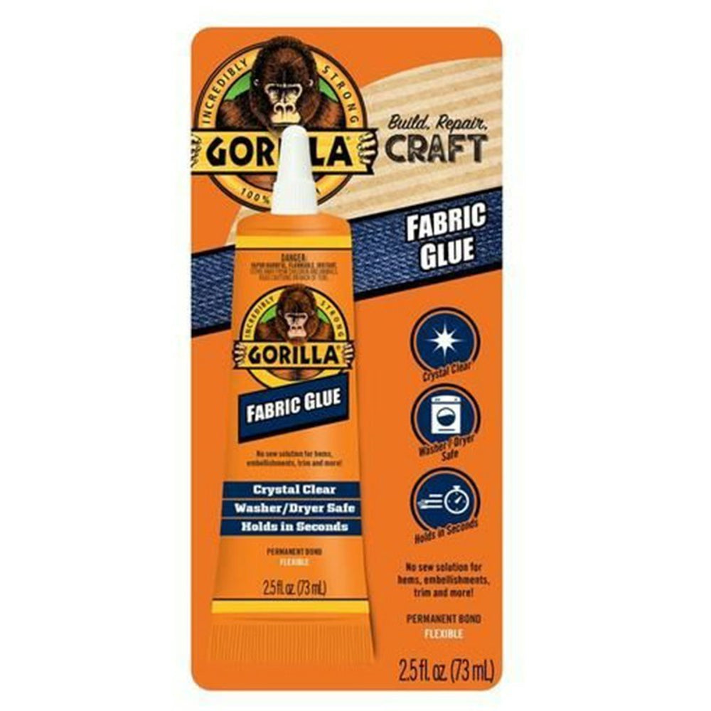 Gorilla Fabric Glue Crystal Clear, 73ml Main image