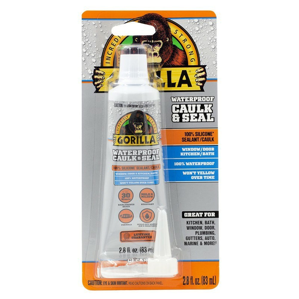 Gorilla Waterproof Silicone Sealant, Clear, 83ml Secondary image