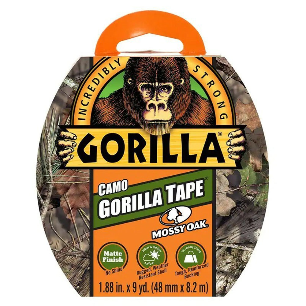Gorilla Camo Duct Tape Mossy Oak, 1.88" x 9 Yards