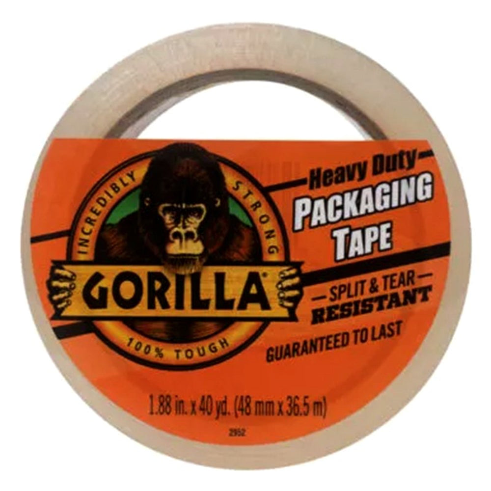 Gorilla Heavy Duty Packaging Tape Large, 1.88" x 40 Yards