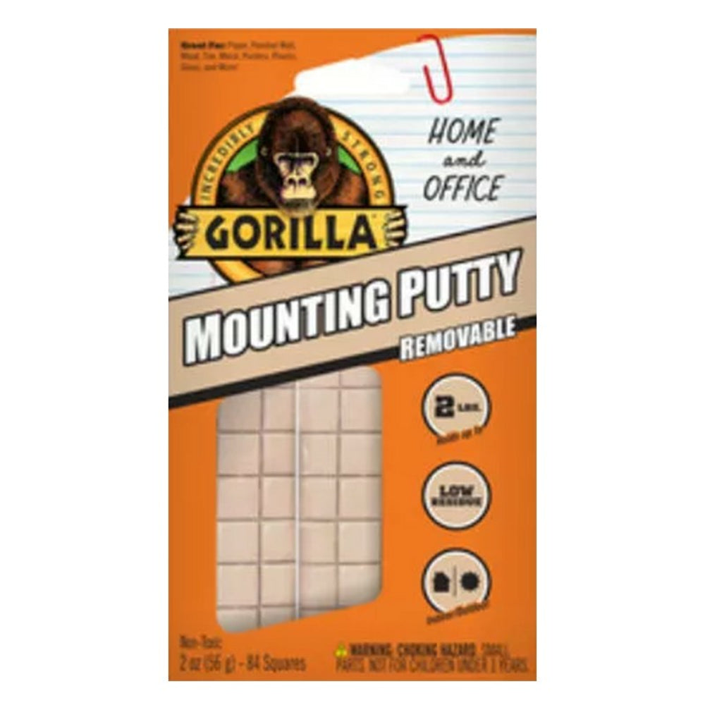 Gorilla Removable Mounting Putty 84 Pieces, 56g Main image