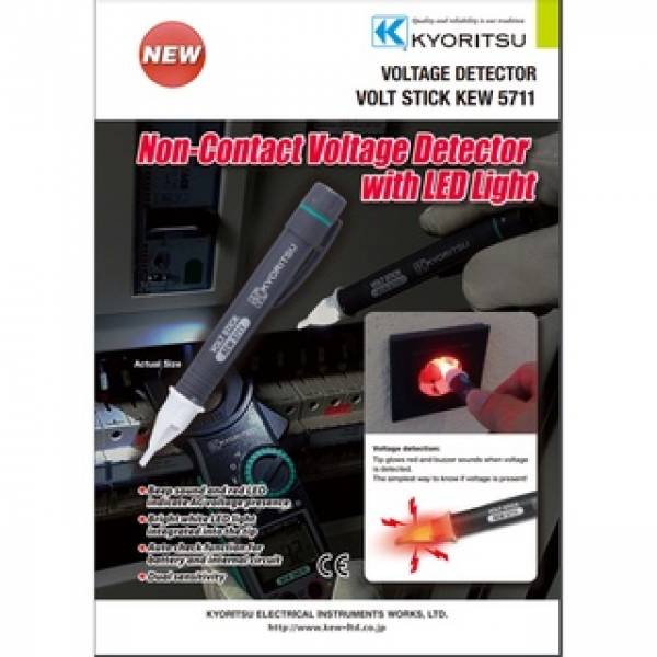 KYORITSU 5711 NON-CONTACT VOLTAGE DETECTOR