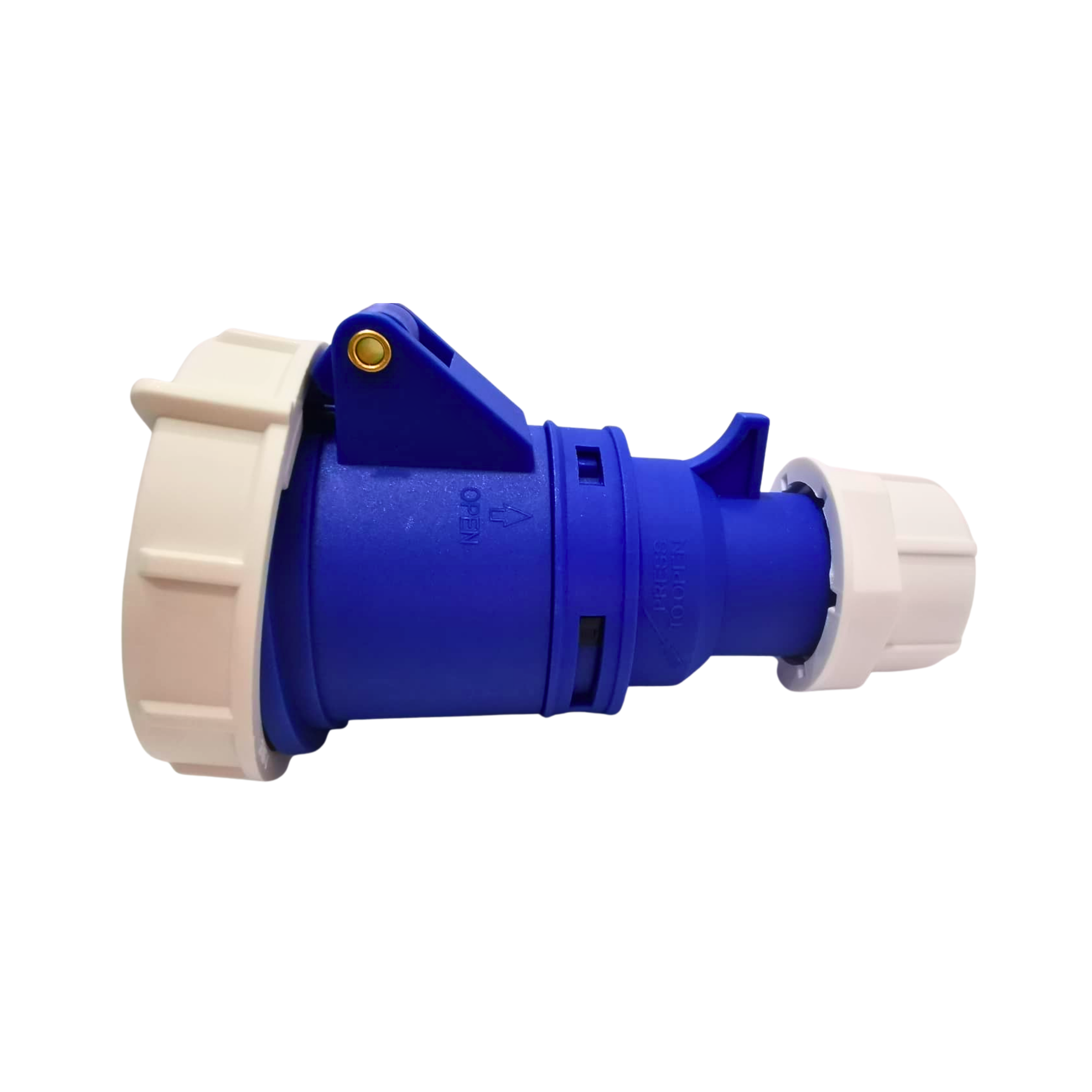 ASYS WEATHERPROOF INDUSTRIAL SOCKET, 16A-6H 2P, 220V FEMALE - ASYS1663PVW