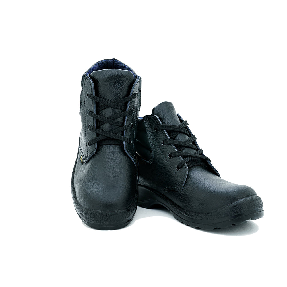 Nitti 23281, Safety Shoes, High Cut Pull-on [BLACK]
