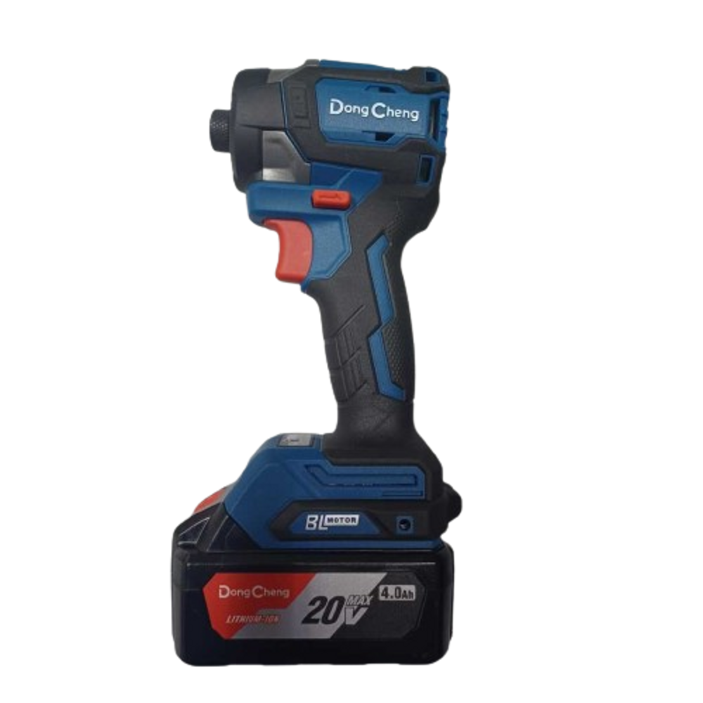 Dongcheng DCPL208 20V Max 4.0Ah Cordless Brushless Impact Driver Kit