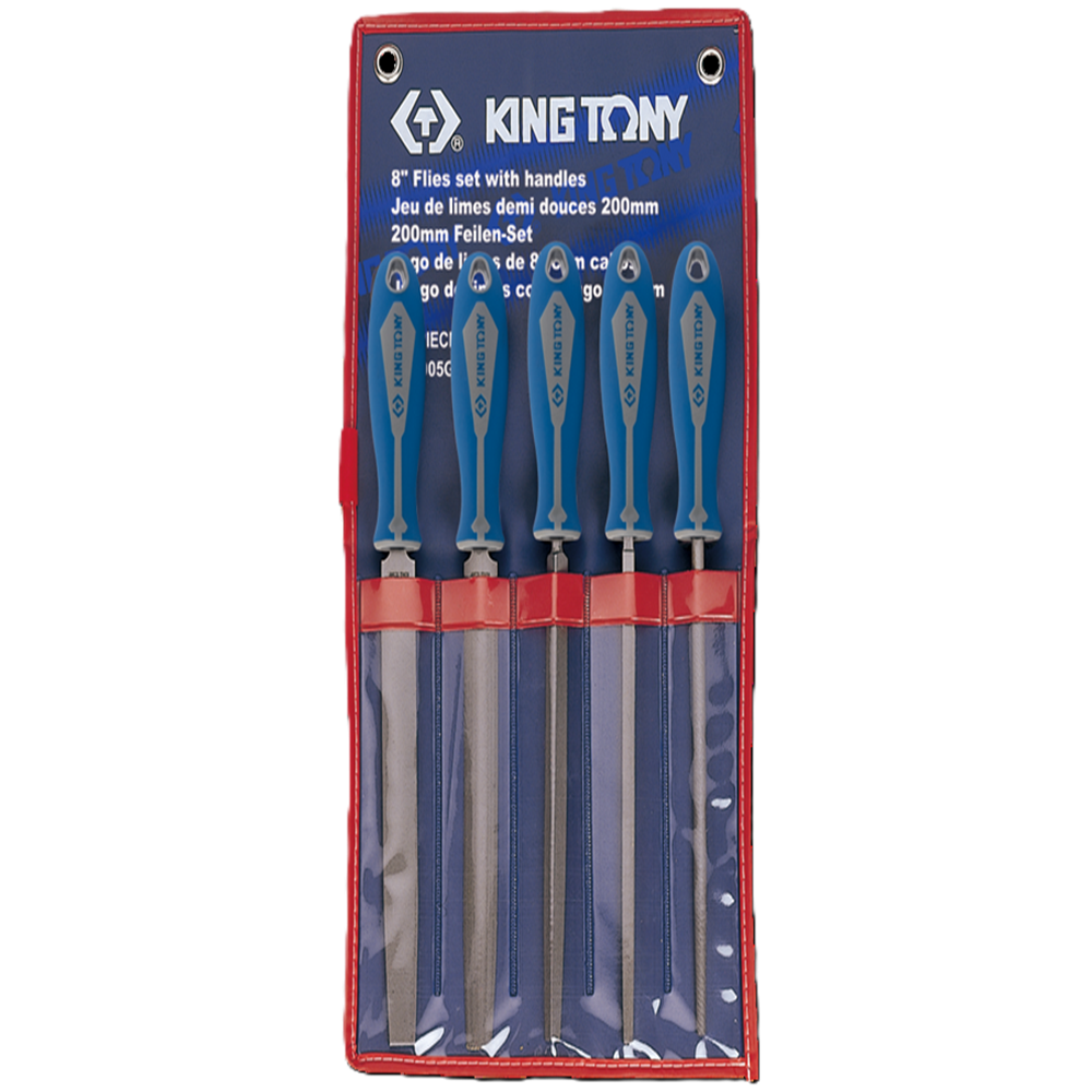 King Tony 1005GQ 5-Piece 8 inch Second Cut File Set Main image