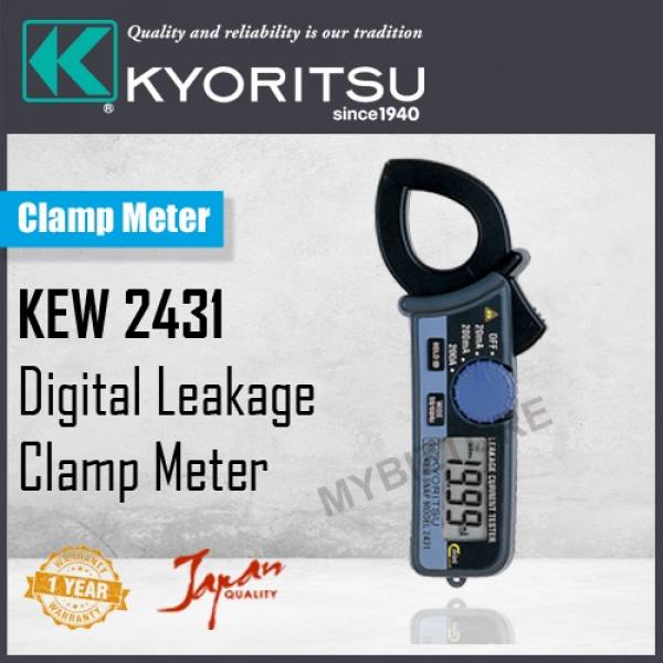 KYORITSU 2431 LEAKAGE CLAMP METER