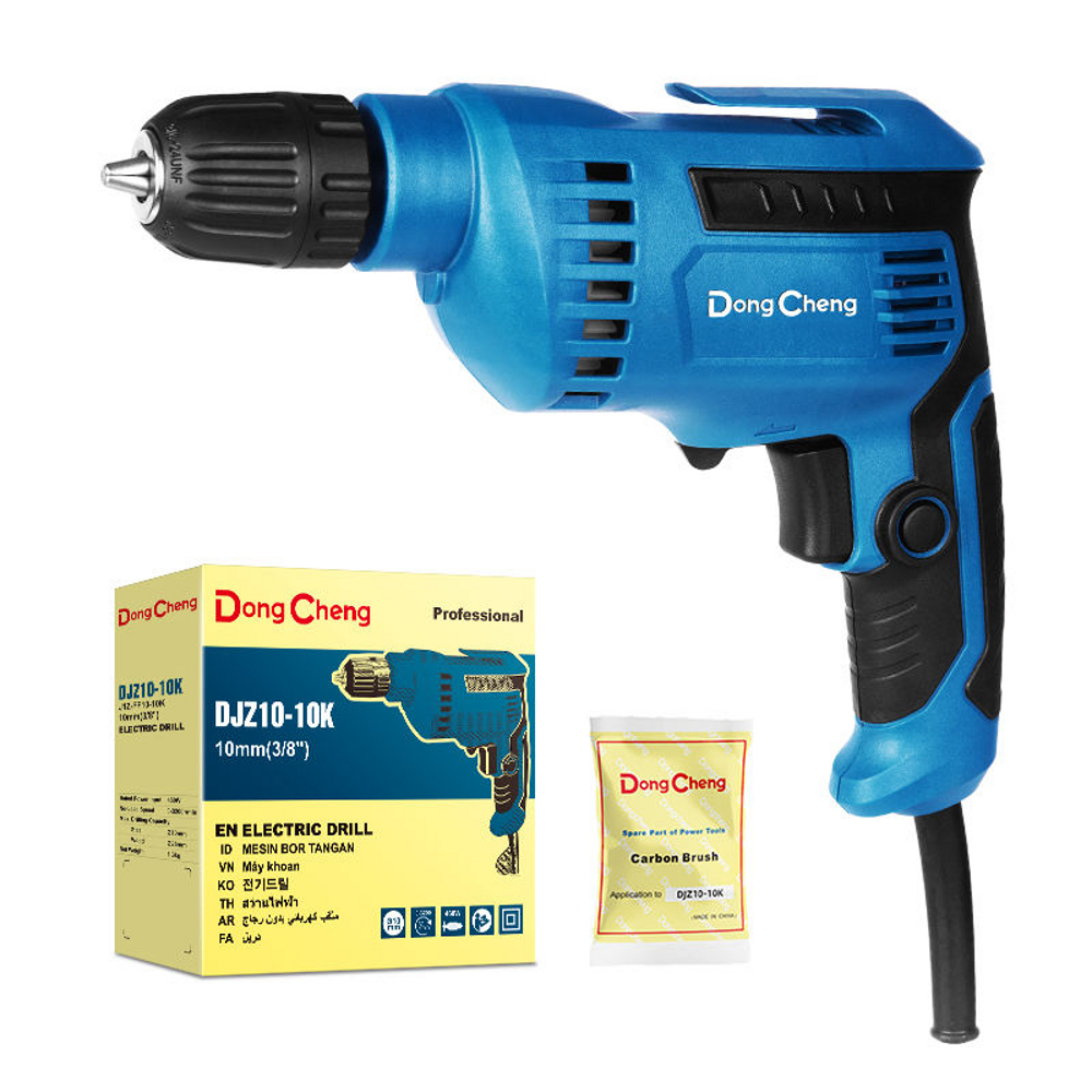 Dongcheng DJZ10-10K Corded Electric Drill, Stepless Speed Control Secondary image