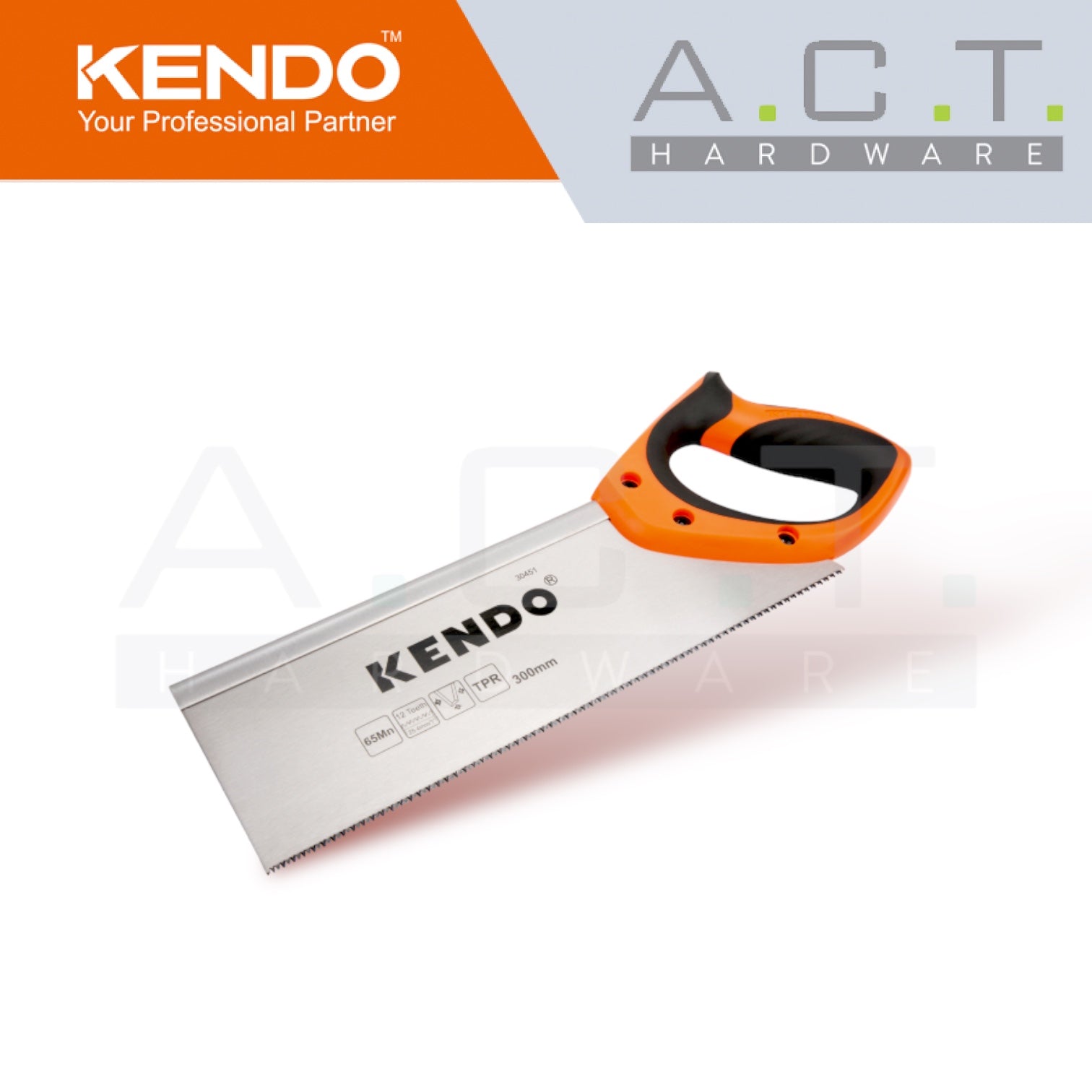 KENDO TENON SAW FOR FAST CUTTING WITH 65MN BLADE - 30451 Main image