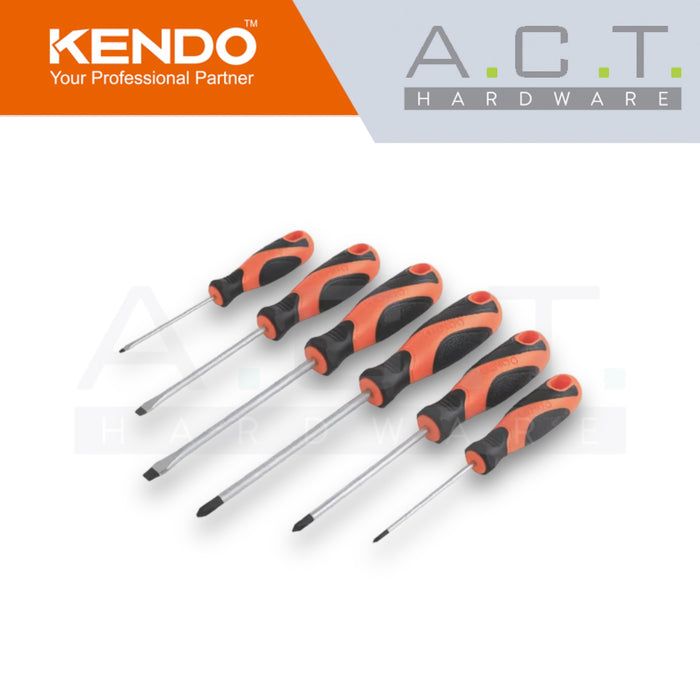 KENDO 6PC PRECISION SCREWDRIVER SET, MAGNETIC TIP - 85114