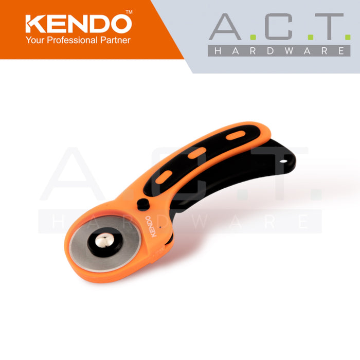 KENDO ROTATING KNIFE WITH NON-SLIP SOFT GRIP - 30930