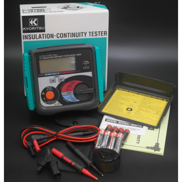 KYORITSU 3005A DIGITAL INSULATION AND CONTINUITY TESTER Secondary image