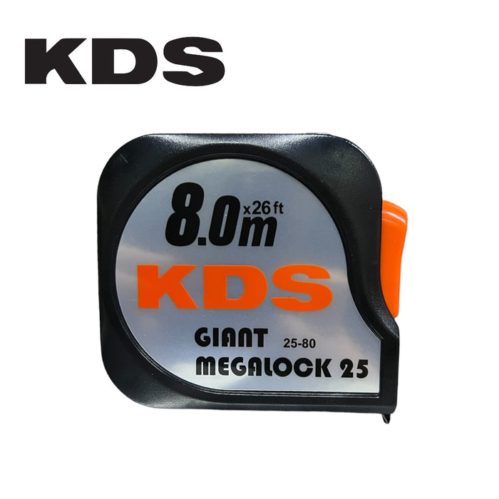 KDS Giant Megalock Measuring Tape (6.0M / 7.5M / 8.0M)