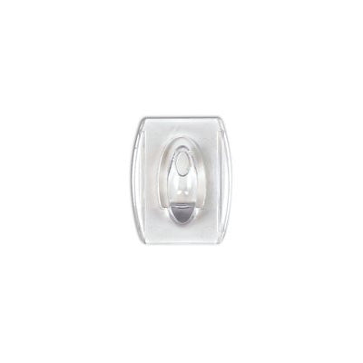 3M COMMAND MINI CLEAR HOOKS WITH CLEAR STRIPS 17006CLR