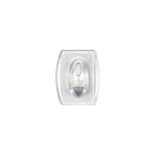 3M COMMAND MINI CLEAR HOOKS WITH CLEAR STRIPS 17006CLR