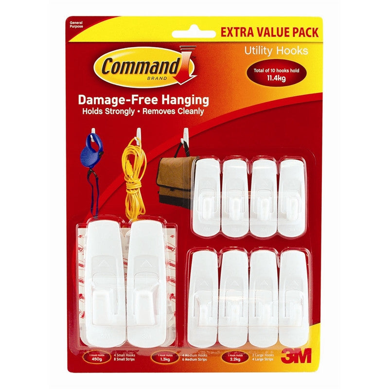3M VALUE PACK 4S 4M 2L HOOKS 17008EXVP Main image