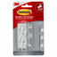 3M CLEAR ROUND CORD CLIPS WITH CLEAR STRIPS 17017CLR